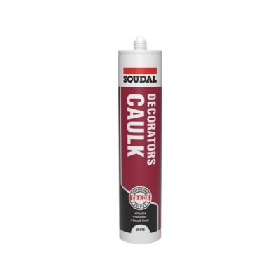 SOUDAL 290ML DECORATORS CAULK WHITE TRADE