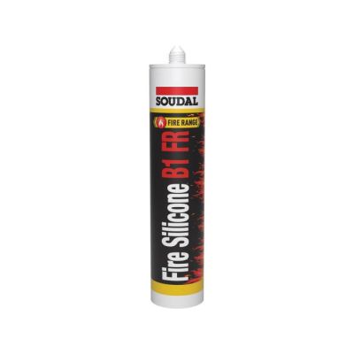 SOUDAL FIRE SILICONE B1 FR WHITE 300ML
