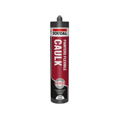 SOUDAL 290ML PAINTERS FLEXIBLE CAULK WHITE TRADE