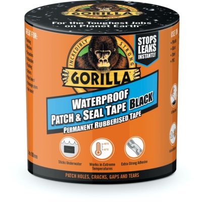 Gorilla Waterproof Patch & Seal Tape 3m Black