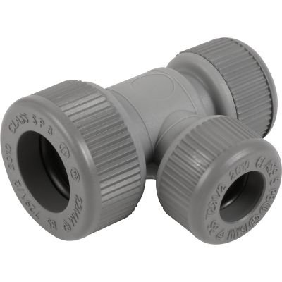 22 x 15 x 15mm Plumbfit Reducing Tee 