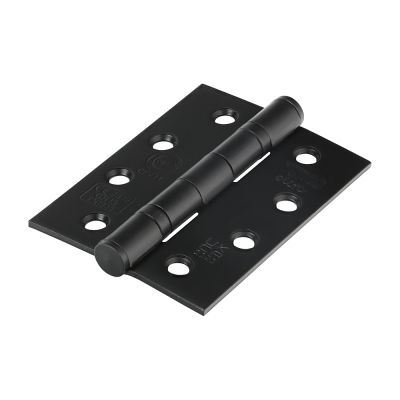 Twin Ball Bearing Hinges - Steel - Black 76 x 51mm