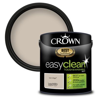 Crown Paints easyclean® Matt Emulsion - East Village® - 2.5L