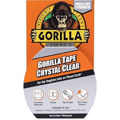 Gorilla Crystal Clear Tape 8.2m