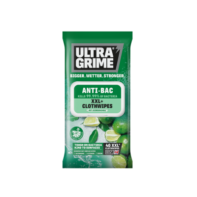 ULTRAGRIME ANTI-BAC WIPES 3x 40PK