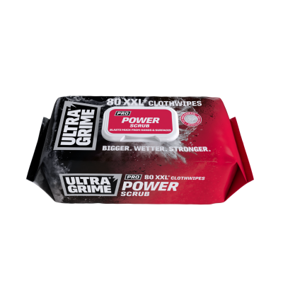 ULTRAGRIME POWER SCRUB PRO WIPES PACK 80 5920