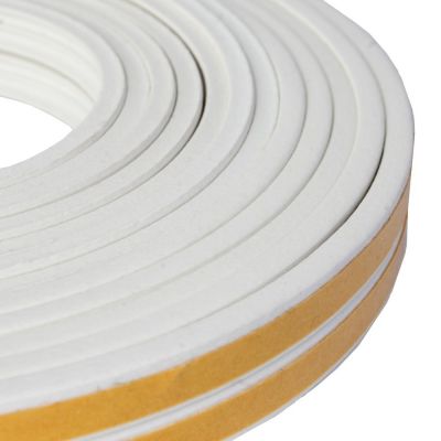 Woodside EPDM P Rubber Strip 5m White