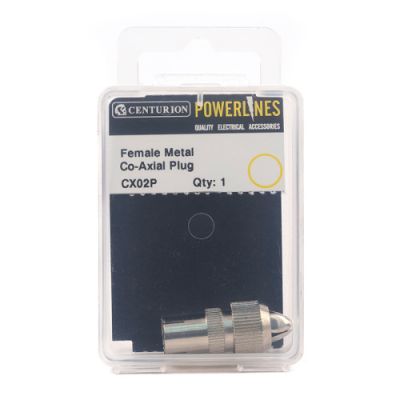 Female Metal Co-Axial Plug