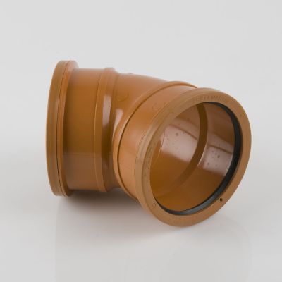 B4041 110mm 45° Double Socket Bend