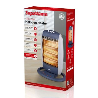 Supawarm Halogen Heater 1200w