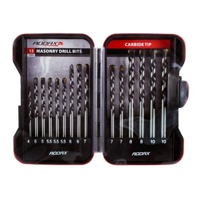 15 Piece - Masonry Drill Bit Set