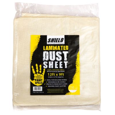 DUST SHEET LAMINATED POLYTHENE 12ft x 9ft