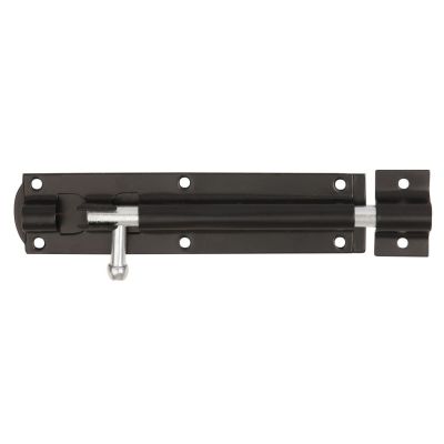 Straight Tower Bolt - Black