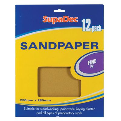 General Purpose Sandpaper Pack - Fine