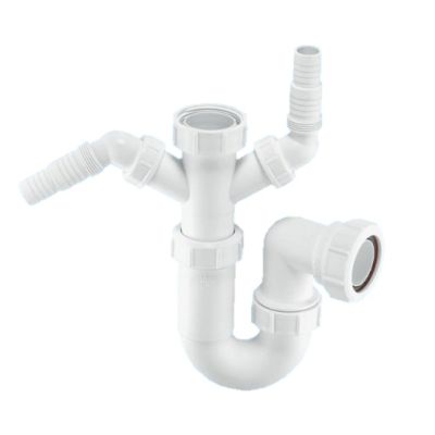 WM11 Sink P Trap & Two Appliance Nozzles