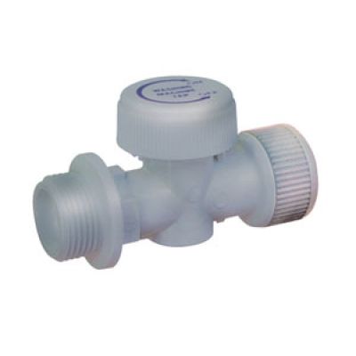 15mm x 3/4" Plumbfit Appliance Valve - Blue