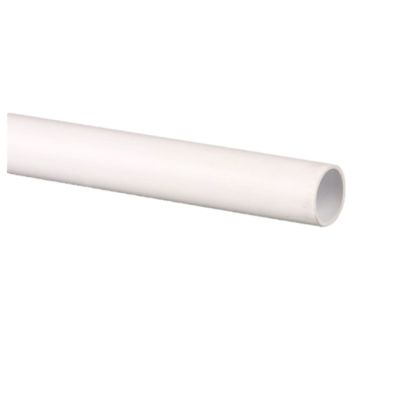 32mm Push-Fit Waste Pipe 3m - White