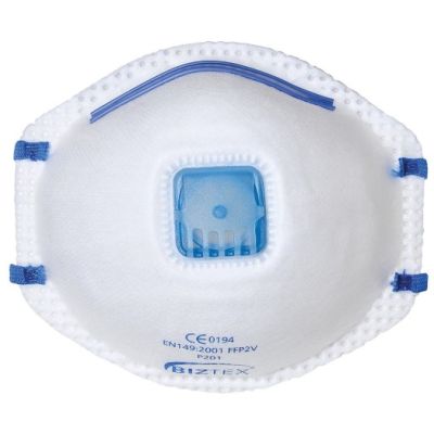Valved Respirator Mask White