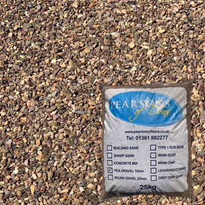 10mm Pea Gravel - Handy 25kg Bag