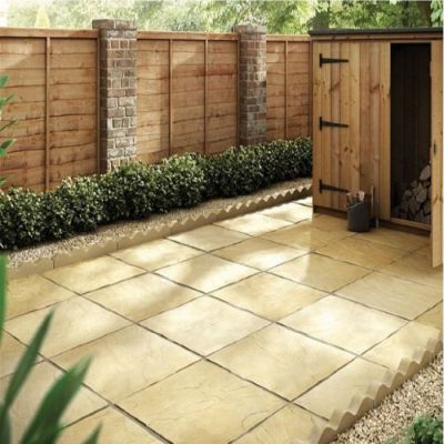 Pendle Buff Paving Slab 600x600mm