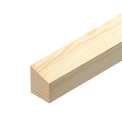 Wedge Pine Moulding 15x12mm